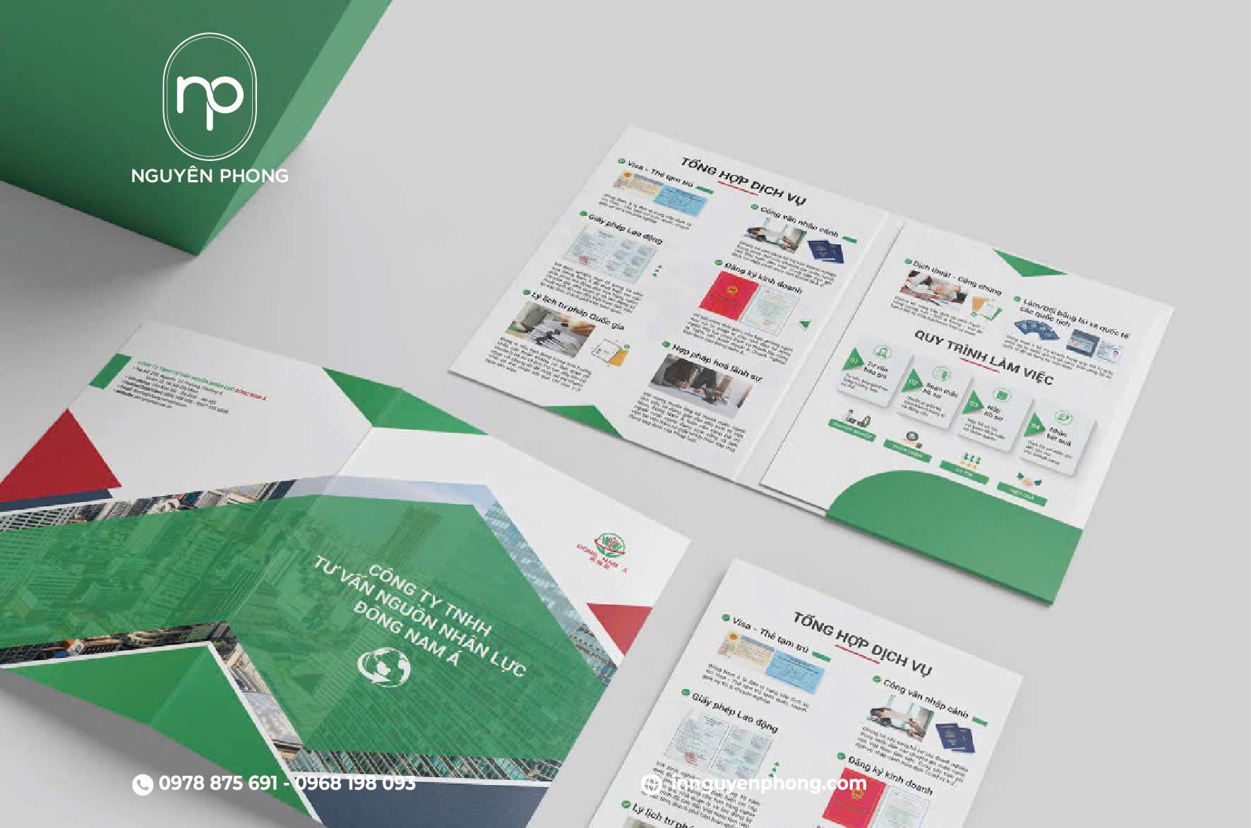 Mẫu thiết kế folder chuyên nghiệp 